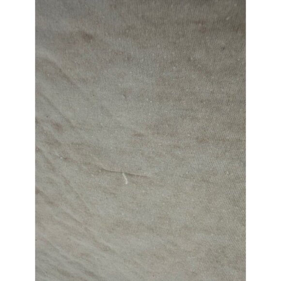 Yummy Sweater Co Raglan Burnout Crewneck Top Shirt Beige Cream Tan XL Thin SEE - Picture 4 of 10